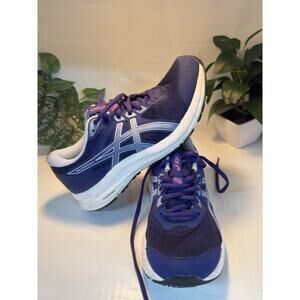 Asics Gel Contend 9 Womens Running Shoes 1012b681-400 Blue/Pale Pink Size 7.5 W